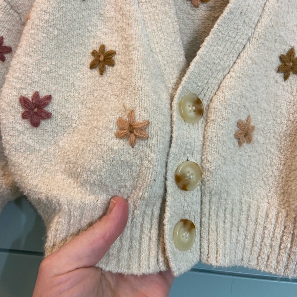 Rylee + Cru Fall Flowers cardigan - Picture 6 of 6